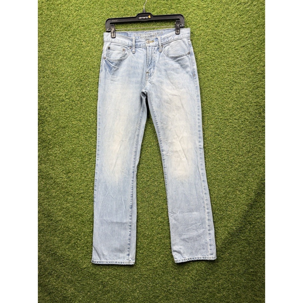 American Eagle Jeans Mens 28x34 Original Boot Cut Light Wash Casual Workwear